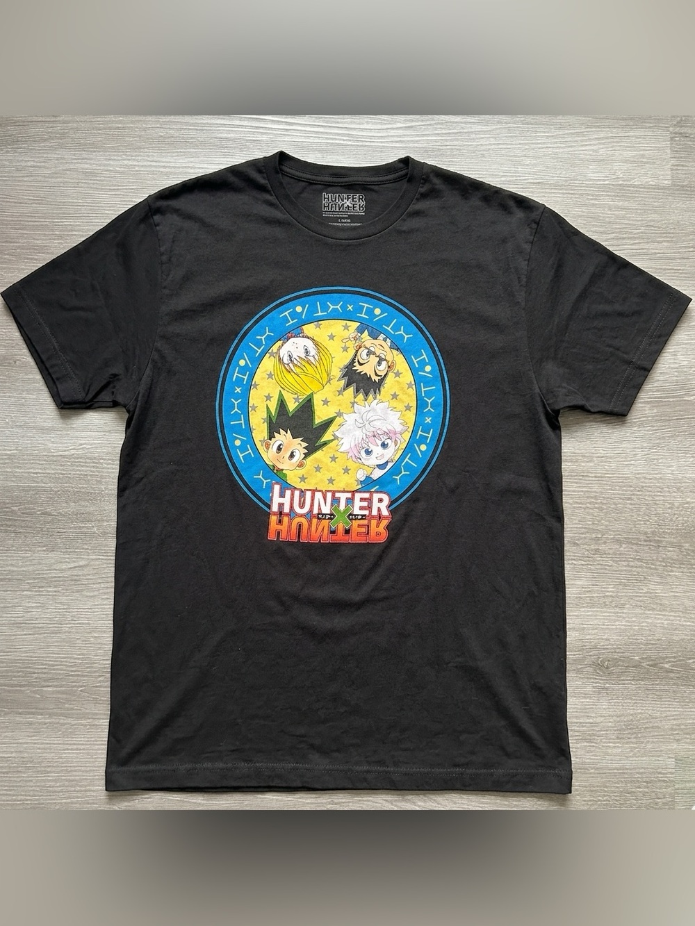 Hunter x Hunter Chibi Circle Graphic T-Shirt Unisex Size X-Large